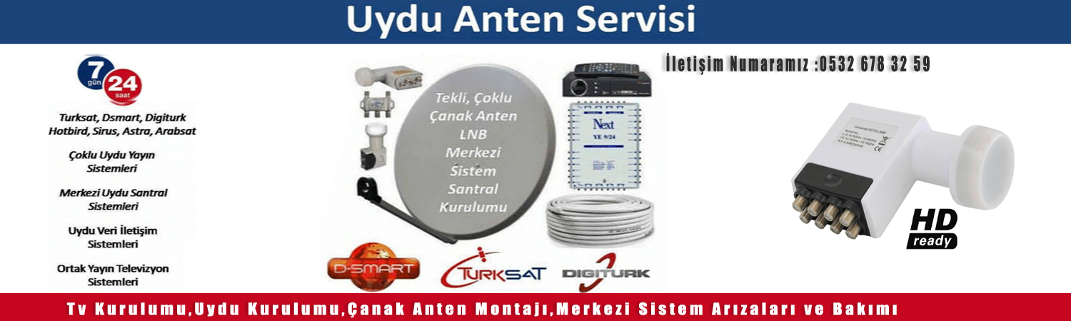 Tv Kurulumu,Çanak Anten Montajı,Merkezi Sistem Arızaları Ve Bakımı
